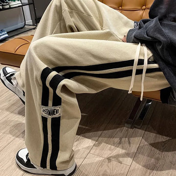 Autumn Men Casual Wide-Leg Pants Korean Version Y2k Streetwear Hip Hop Men Fashion Trousers Sweatpants Harajuku Pants Men